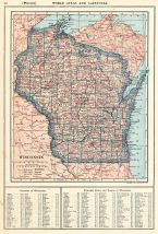 Wisconsin State Map 1917, Wisconsin State Map 1917